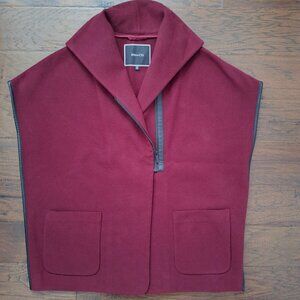 RW&CO. Burgundy Short Sleeve Jacket